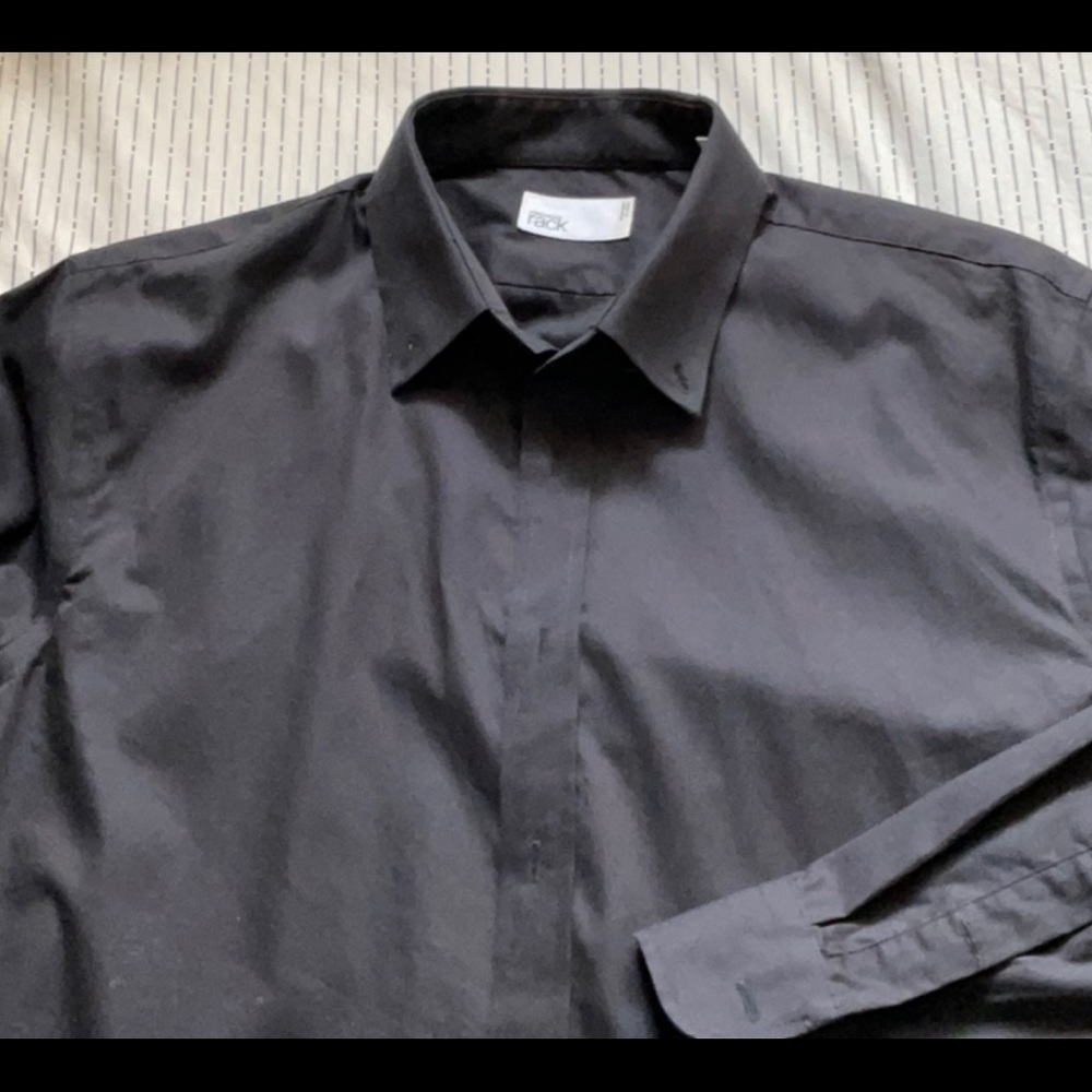 Nordstrom rack men’s long sleeve dress shirt 16/32-33,non-iron,100%pima cotton